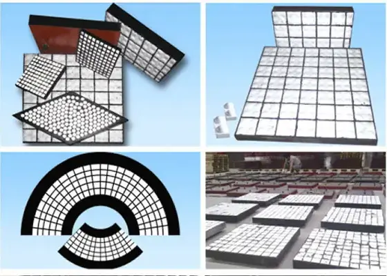 Керамическая резиновая футеровка