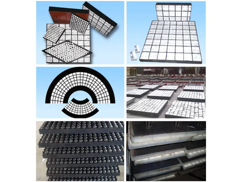 Керамическая резиновая футеровка