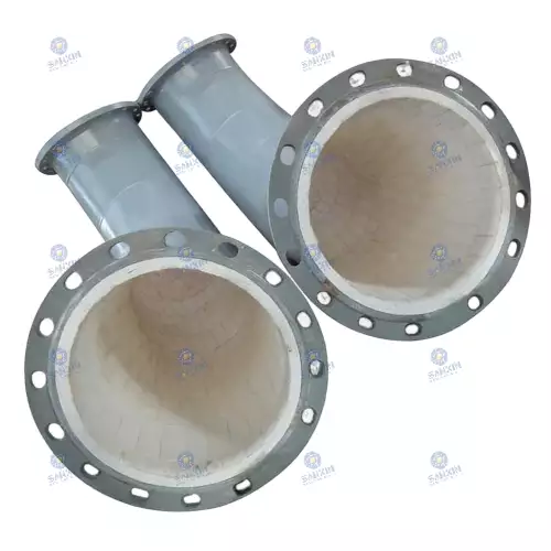 Трубы с клеевым керамическим покрытием